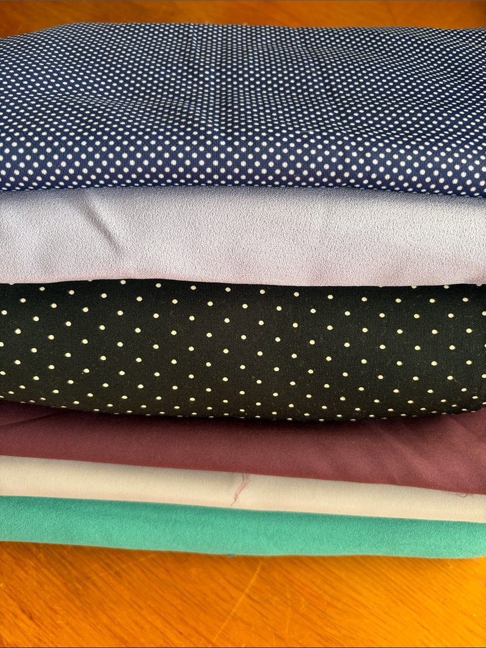 Fabric SET Polyester, Costume and Knit, 6 Pieces, Vintage